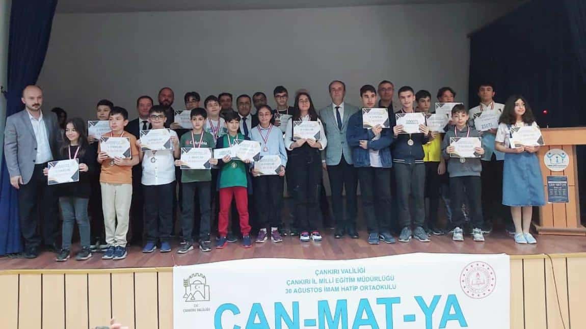  Çankırı Matematik Yarışmaları (ÇANMATYA) Ödülleri Sahiplerini Buldu